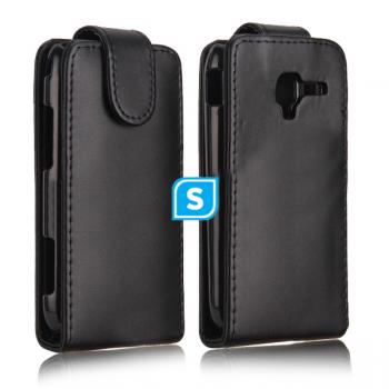 Flip Pouch For Samsung i8160 - Black